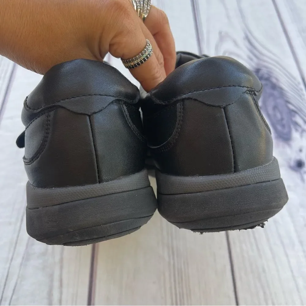 Propet Parker Black Leather Casual Comfort Shoes Mens Size 10 ‎ Strap MCA033L